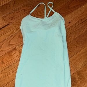Lululemon teal workout tank